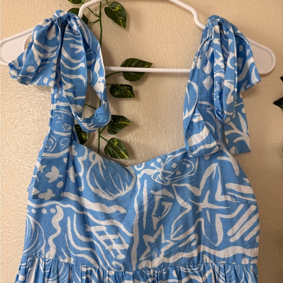 Blu Pepper | Patterned Sleeveless Maxi Dress - Picture 2 of 6